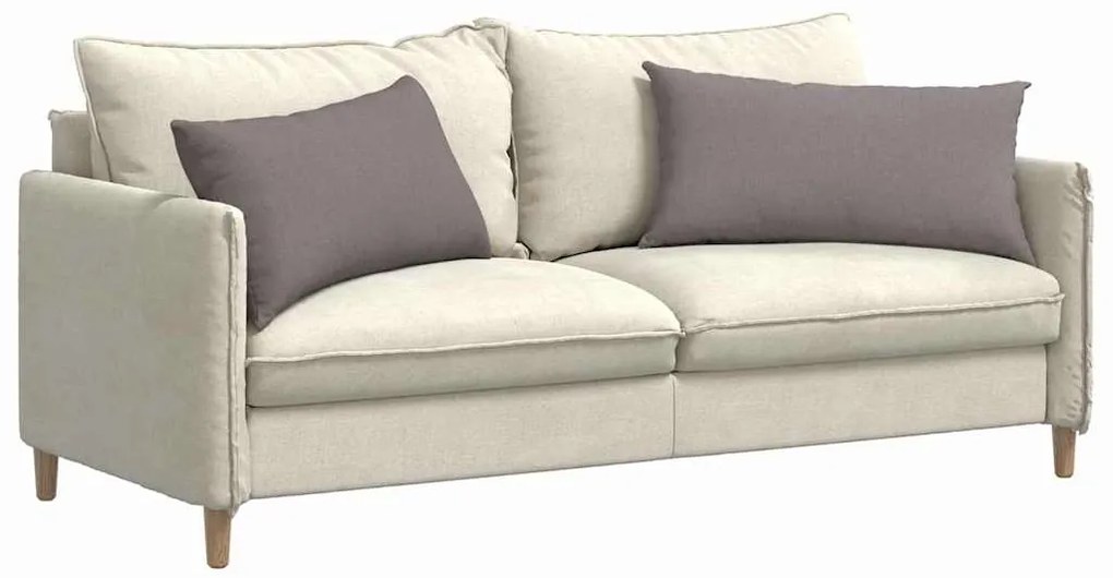 vidaXL Μαξιλάρι Καναπέ 2 pcs Taupe 80 x 40 cm ύφασμα