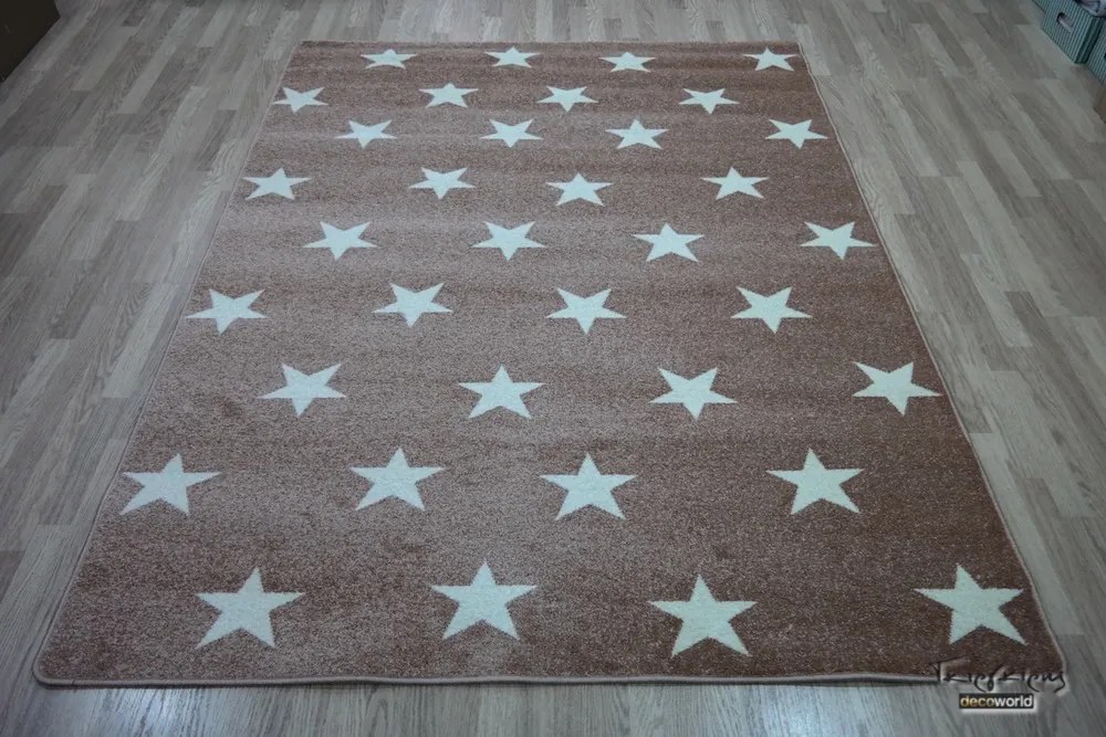 Παιδικό χαλί Lollipops 7426 W Beige Stars 170 x 240