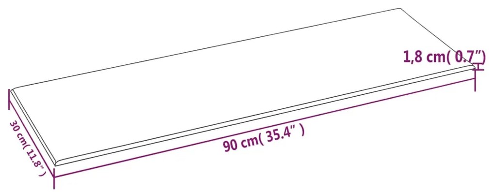 Πάνελ Τοίχου 12 τεμ. Μαύρος 90 x 30 εκ. 3,24 μ Υφασμα - Μαύρο