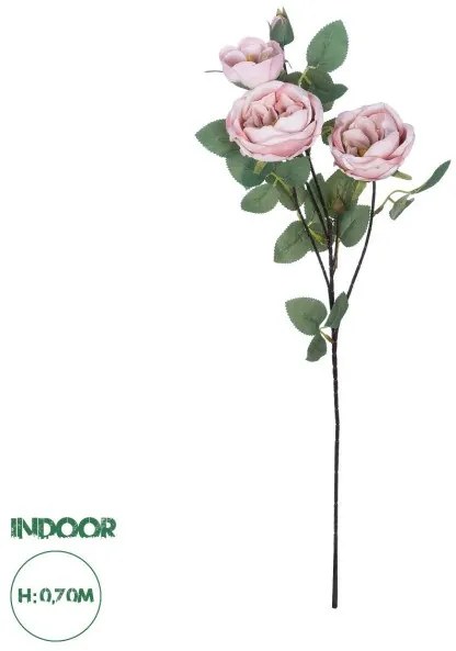 Artificial Garden PINK CLIMBING ROSE BRANCH 21184 Τεχνητό Διακοσμητικό Κλαδί Τριαντάφυλλο Ροζ Y70cm Globostar-21184-Ροζ 21184