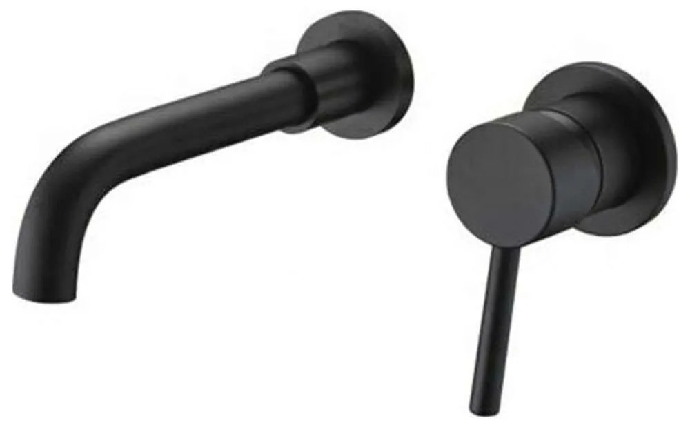 Μπαταρία Νιπτήρος Εντοιχισμού Artemis 911P-NR Black Karag Metal