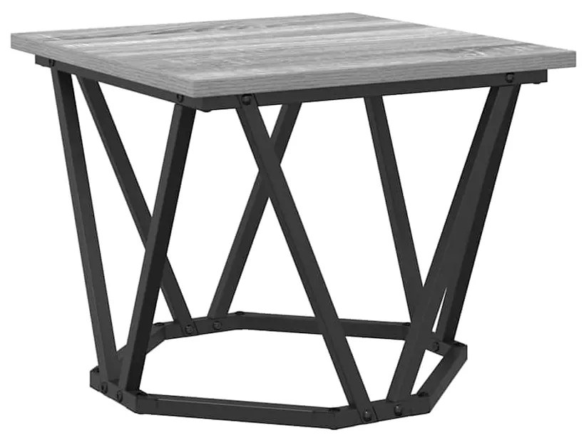 vidaXL Τραπεζάκι σαλονιού 3 pcs Γκρι sonoma 50 x 50 x 40 cm