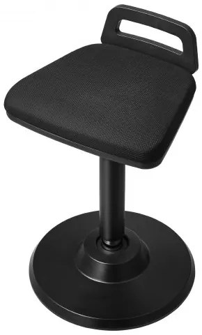 VEVOR Wobble Chair Height-Adjustable (24.6-34.4&quot;) Active Chair with Handle Black