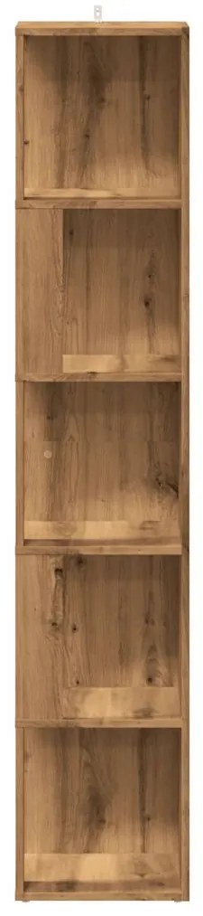 vidaXL Γωνιακό ντουλάπι Artisan Oak 33x33x165 cm Κατασκευασμένο ξύλο