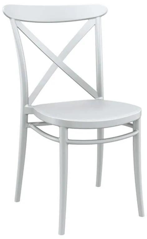 Καρέκλα Cross 20.0587 51Χ51Χ87cm White Siesta