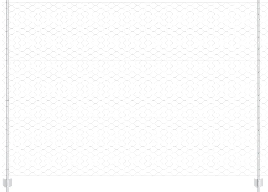 vidaXL Πόρτες Φράχτη 22 τμχ U-Channel 150 εκ Γαλβανισμένο Ατσάλι