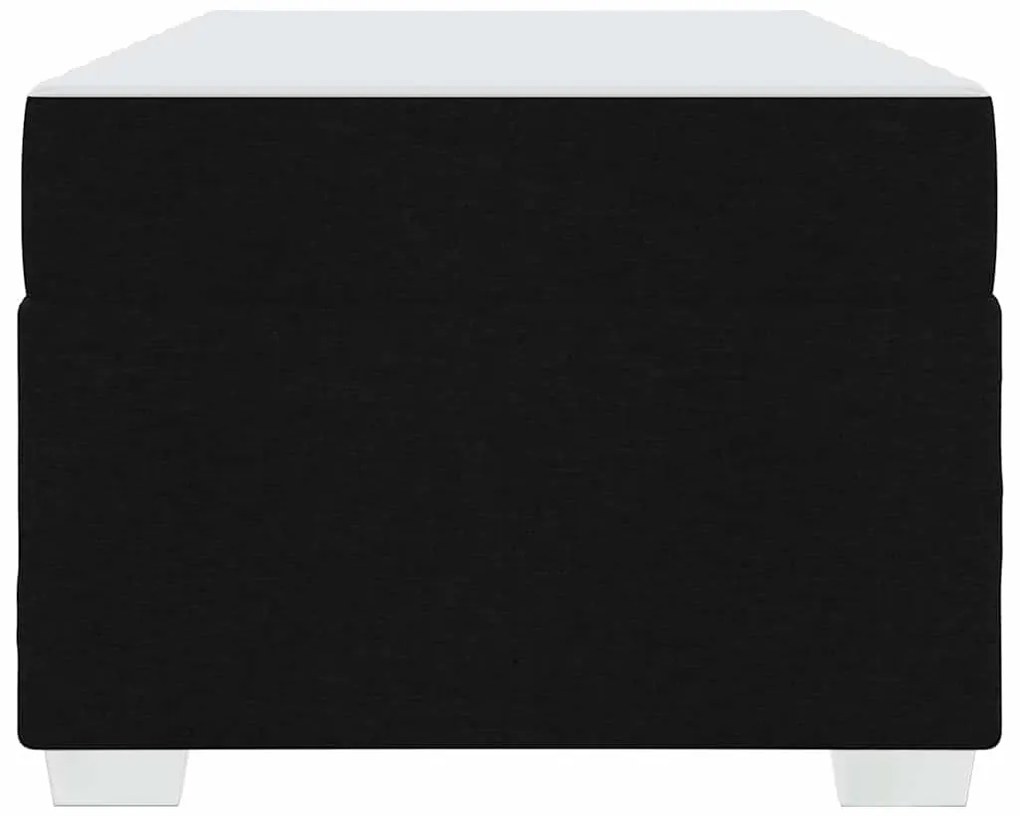 vidaXL Σκελετός Κρεβατιού Μαύρο 90 x 200 cm ύφασμα