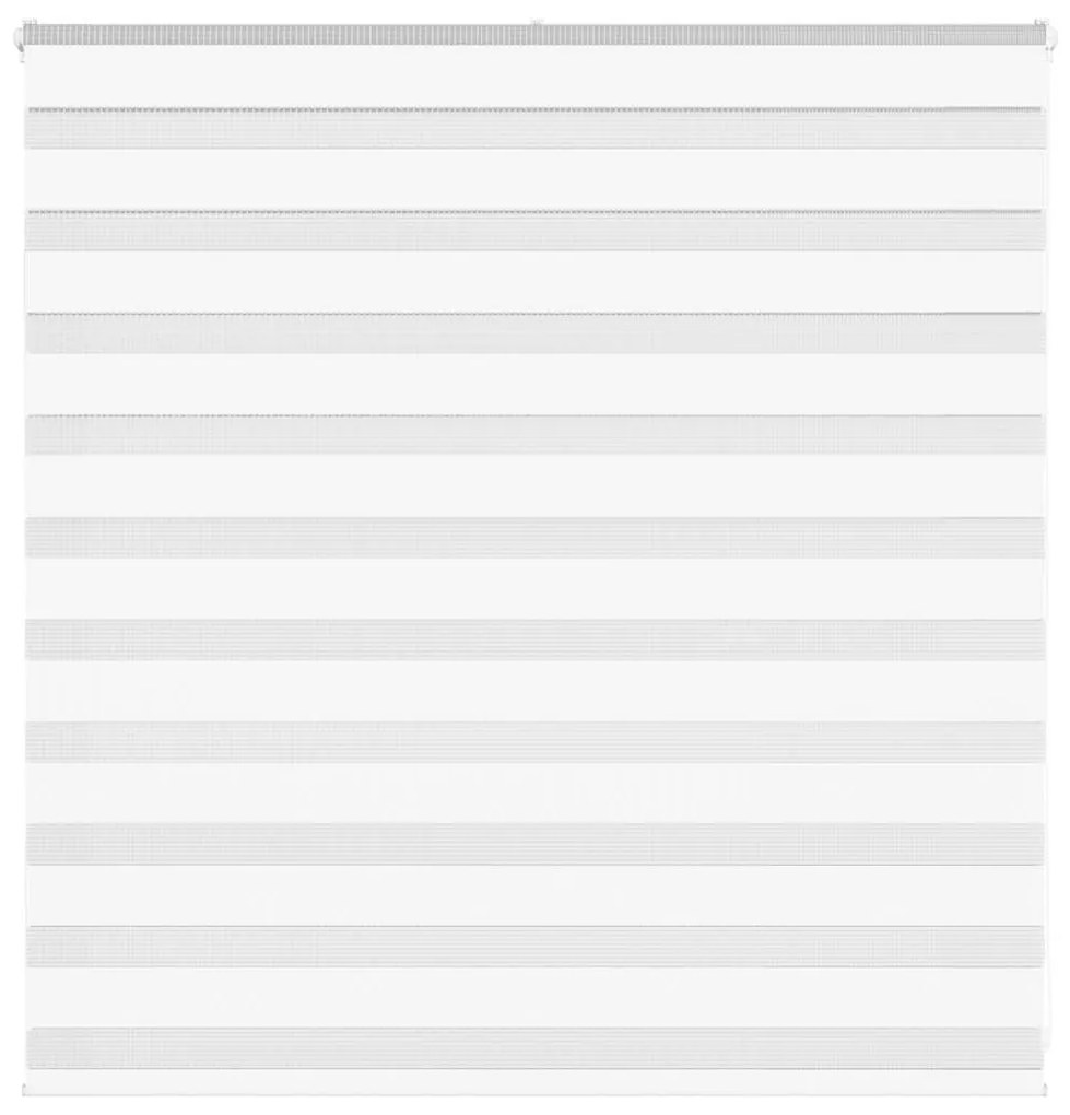 vidaXL Ζέβρα τυφλή Λευκό Πλάτος υφάσματος 140,9 εκ. Πολυεστέρας