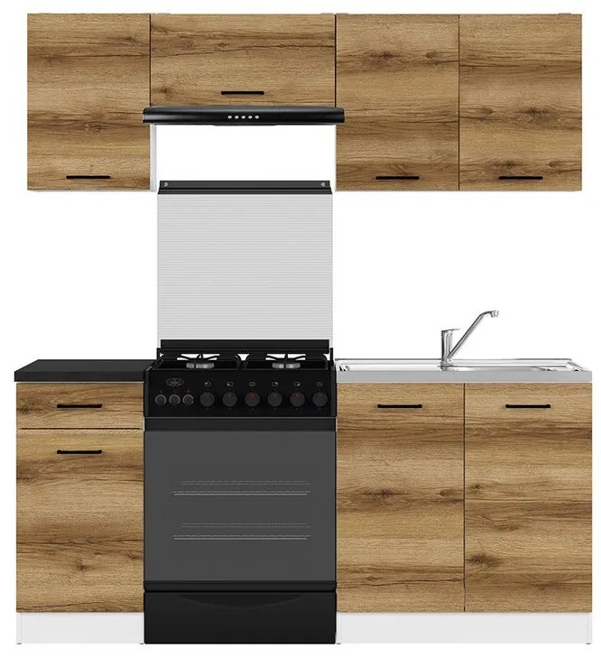 Σετ κουζίνας Econ plus 118, 180x60cm, 74 kg, Πάγκος, Πλαστικοποιημένη μοριοσανίδα | Epipla1.gr