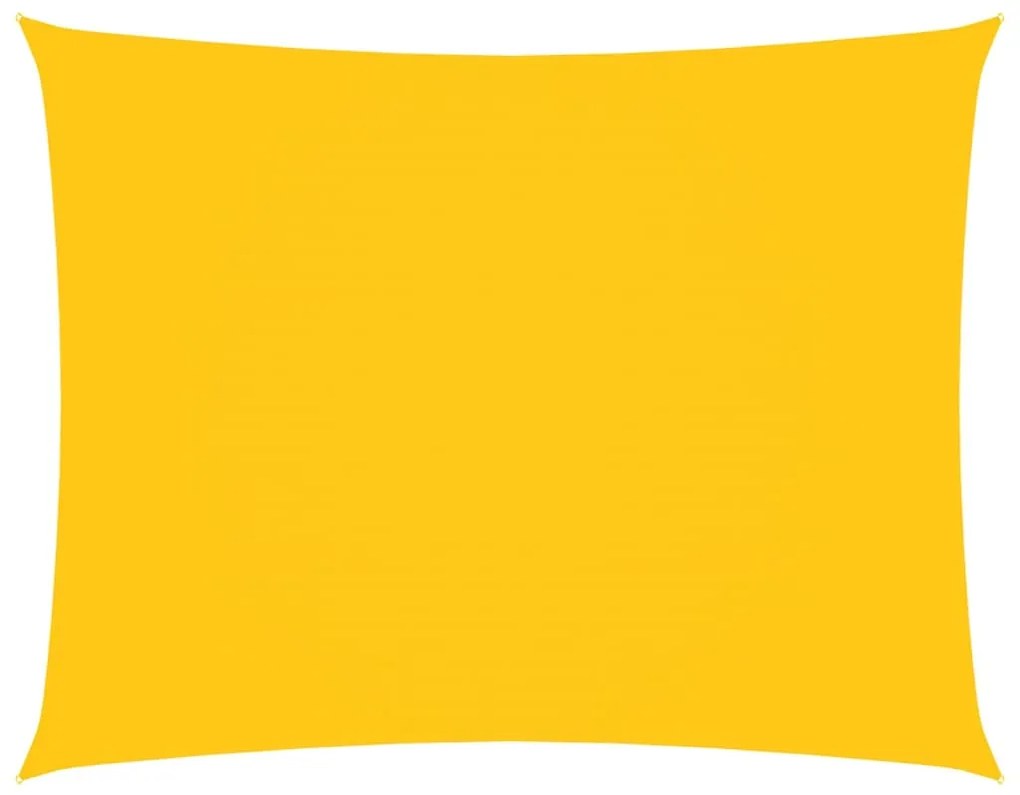 vidaXL Πανί Σκίασης Ορθογώνιο Κίτρινο 3,5 x 4,5 μ. από Ύφασμα Oxford