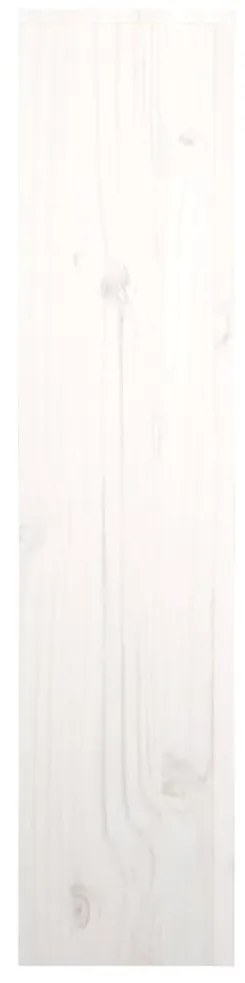 vidaXL Κάλυμμα Καλοριφέρ Λευκό 79,5x19x84 εκ. από Μασίφ Ξύλο Πεύκου