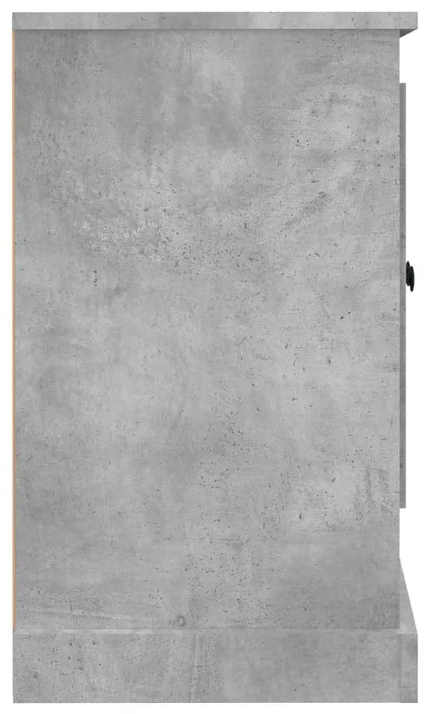 vidaXL Μπουφές Γκρι Σκυροδέματος 100x35,5x60 εκ. Επεξεργασμένο Ξύλο