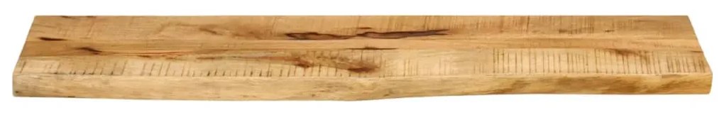 vidaXL Επιφάνεια Τραπεζιού 120x20x2,5 εκ. Live Edge Μασίφ Ξύλο Μάνγκο
