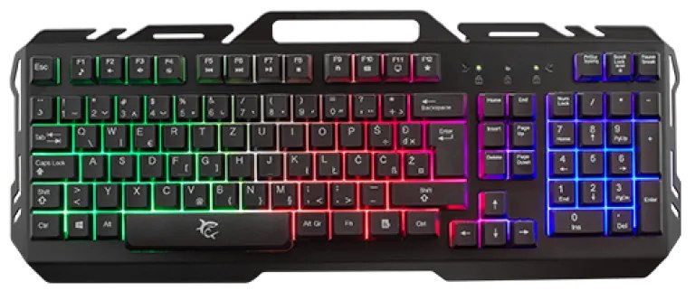 WHITE SHARK GAMING KEYBOARD METAL US GLADIATOR-2