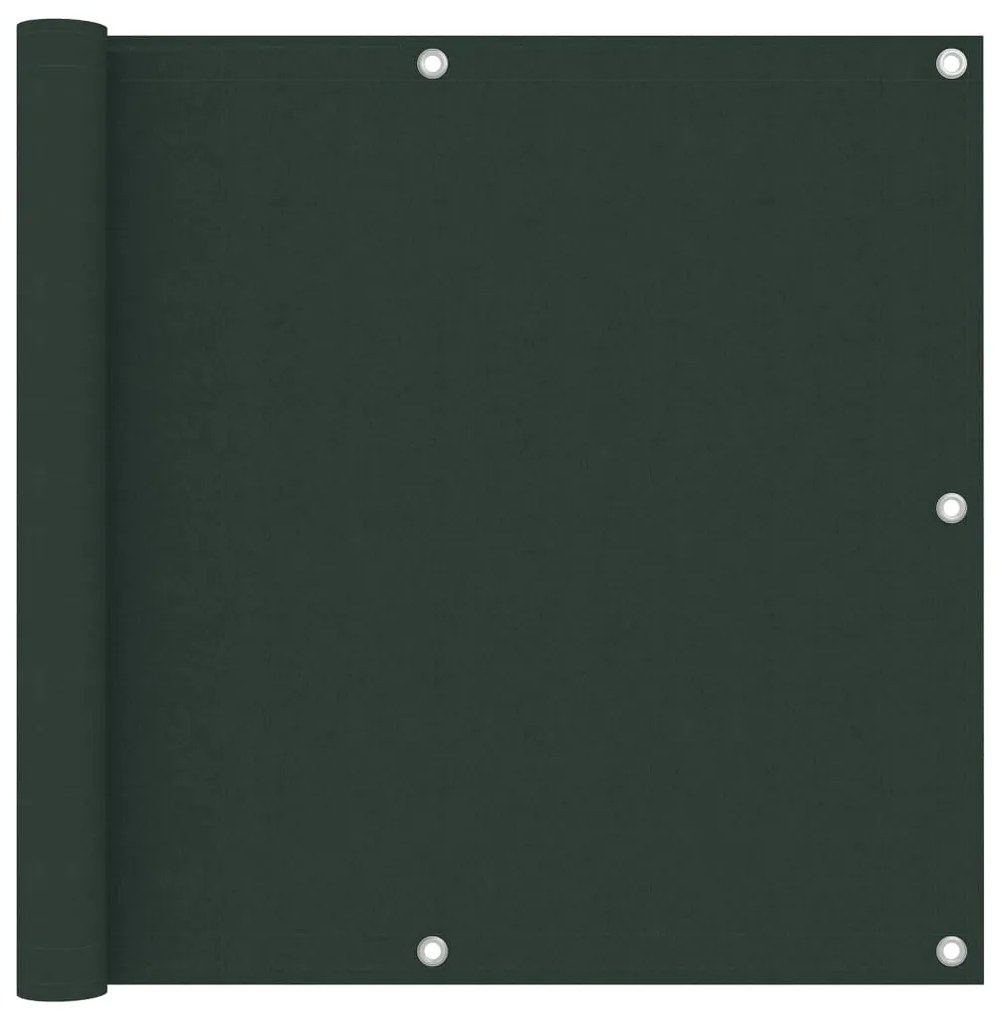 Διαχωριστικό Βεράντας Σκούρο Πράσινο 90x400 εκ. Ύφασμα Oxford