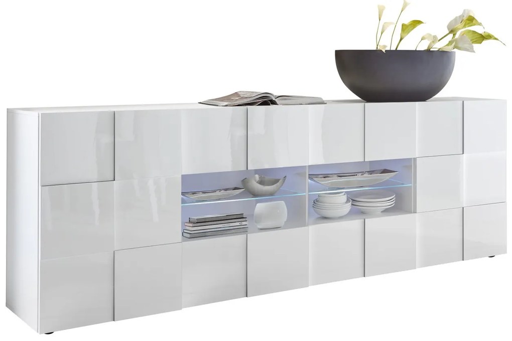 Έπιπλο Τηλεόρασης Λευκό 121x43x57