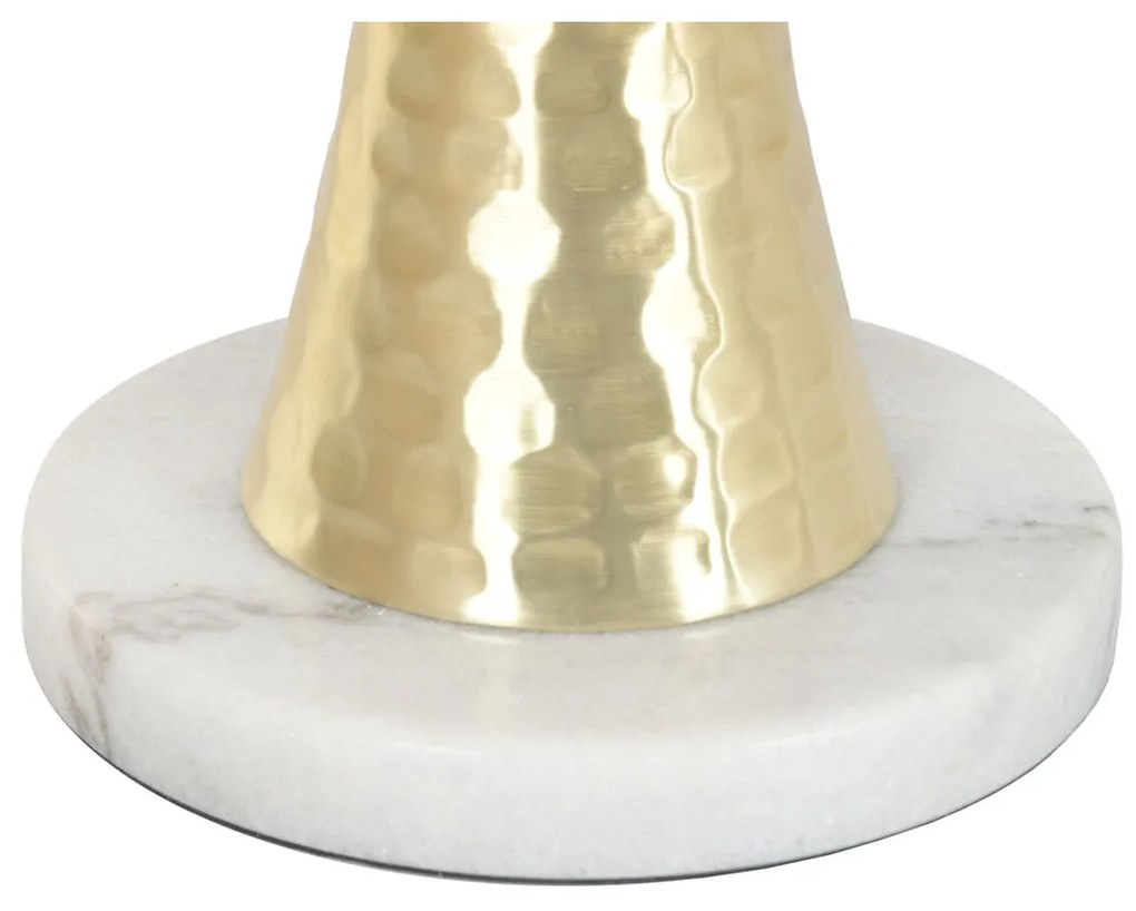 Βοηθητικό Τραπέζι Home ESPRIT Λευκό Χρυσό 41 x 41 x 53 cm