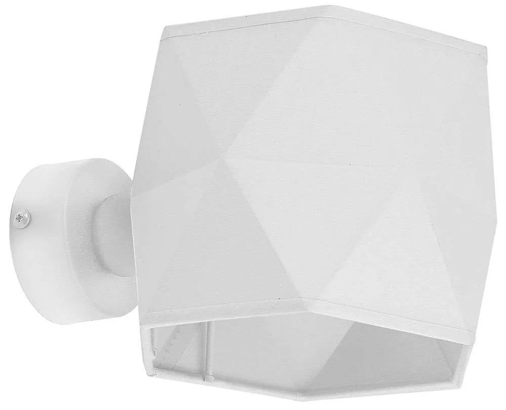 Φωτιστικό Τοίχου - Απλίκα Kantoor 4785 1xΕ27 15W 23x15cm White TK Lighting