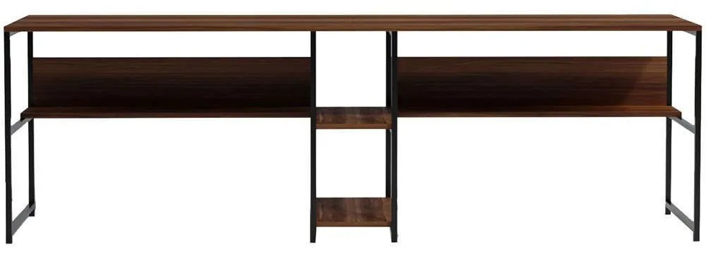 Γραφείο 285LCV1112 240x60x74cm Walnut