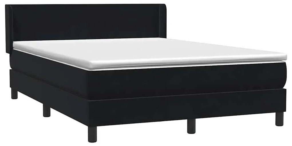 ΚΡΕΒΑΤΙ BOXSPRING ΜΕ ΣΤΡΩΜΑ ΜΑΥΡΟ 1140X210 ΕΚ. ΒΕΛΟΥΔΙΝΟ 3317945