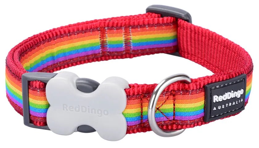 Κολλάρο Σκύλου Red Dingo STYLE RAINBOW 31-47 cm