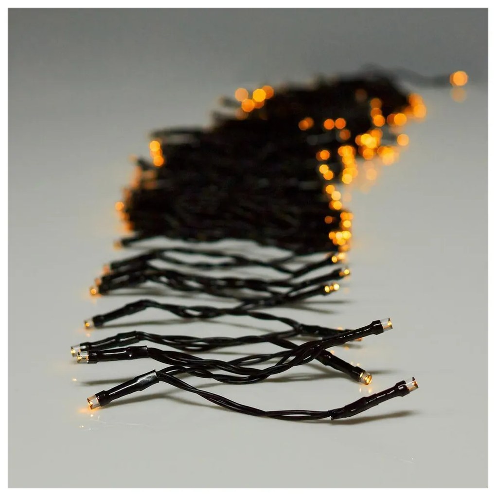 Γιρλάντα Φωτισμού LED AX8415220 Λευκό Μαύρο Θερμό Λευκό 7 m