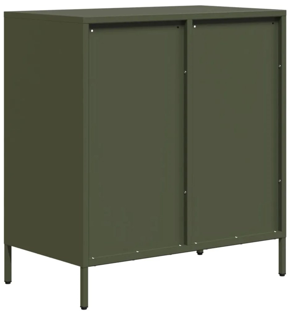 vidaXL Ντουλάπι Λαδί 68x39x73,5 εκ. από Χάλυβα Ψυχρής Έλασης