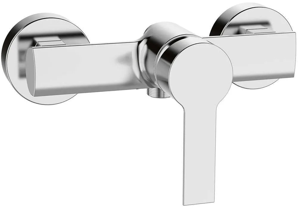 Μπαταρία Ντους Tati 28804 21x11,2cm Chrome Karag Ατσάλι,Κεραμικό