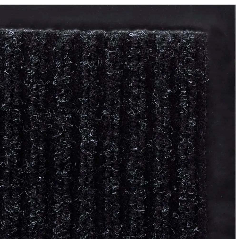 Πατάκι Εισόδου Μαύρο 90 x 120 εκ. από PVC - Μαύρο