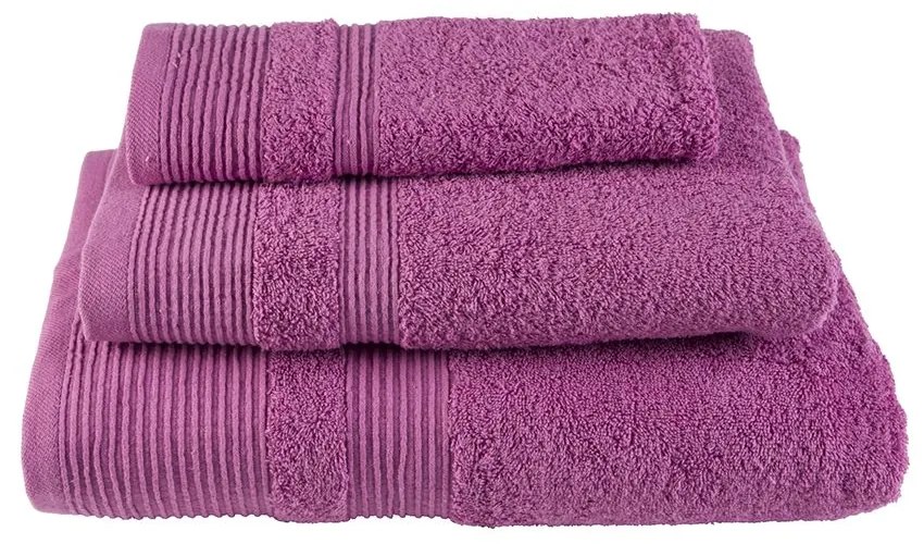 Πετσέτα 907 Dark Lilac Astron Προσώπου 50x100cm 100% Cotton