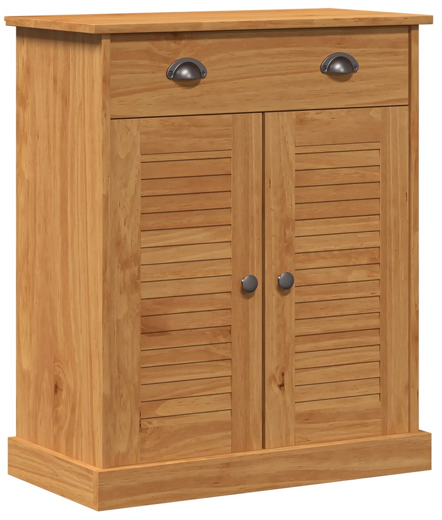 vidaXL Σετ Επίπλων Μπάνιου με συρτάρι 2 pcs Καφέ 67.5 x 34 x 80 εκ