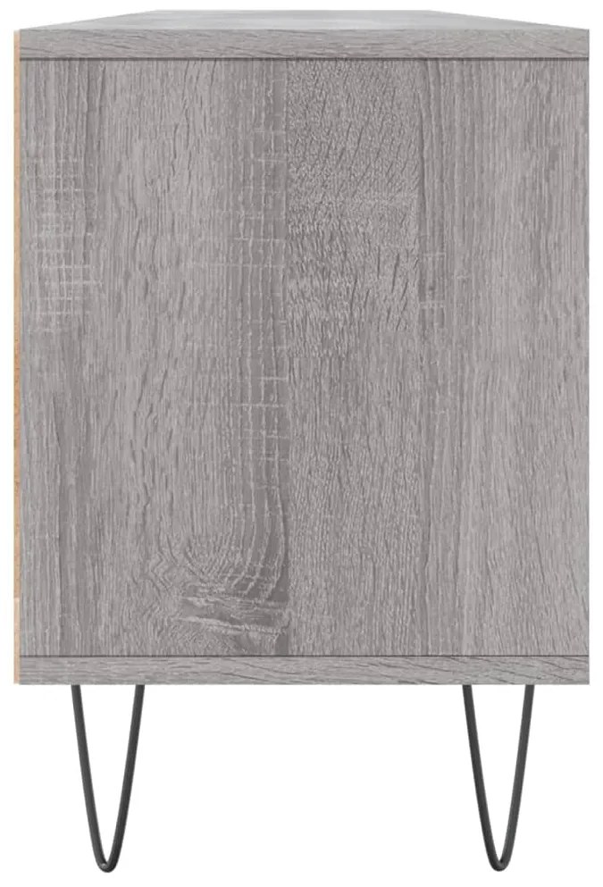 vidaXL Έπιπλο Τηλεόρασης Γκρι Sonoma 150x30x44,5 εκ. από Επεξεργ. Ξύλο