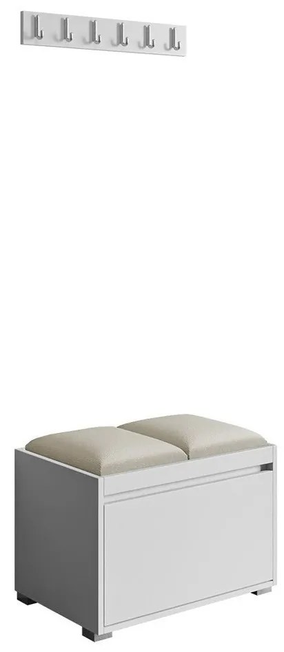 Σετ διαδρόμου Trenton 130, 65x34cm, 16 kg, Πλαστικοποιημένη μοριοσανίδα, Ταπισερί, Τοίχου, Εντοιχισμένη | Epipla1.gr