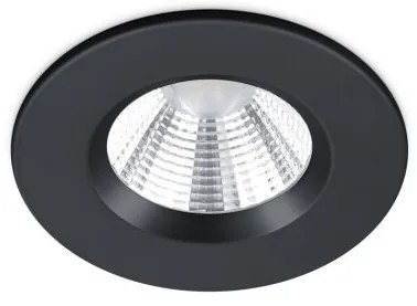 Χωνευτό Σποτ Φωτιστικό Οροφής LED 5,5W ΙΡ65 Dimmable Zenia Trio Lighting 680710132 Μαύρο