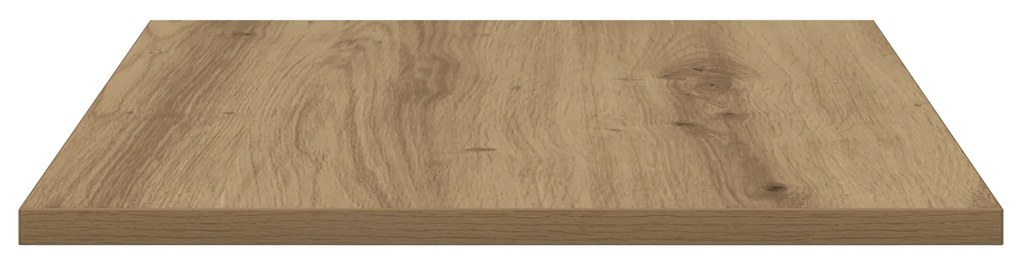 vidaXL Ράφια Βιβλιοθήκης, 4 κομμάτια, Καρυδιά, 40x40x1.5 εκ., Επεξεργασμένο ξύλο