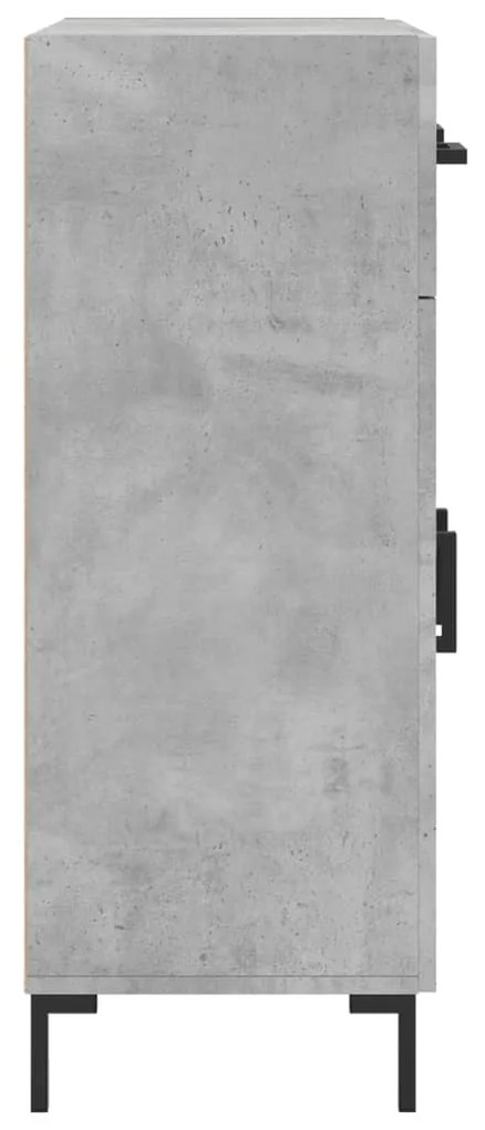 vidaXL Ντουλάπι Γκρι Σκυροδέματος 69,5x34x90 εκ. Επεξεργασμένο Ξύλο