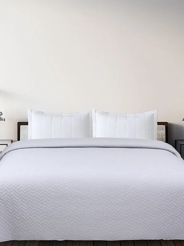 Κουβερλί Voielo Light Grey Μονό (160x220) Sunshine Home 031-25-3