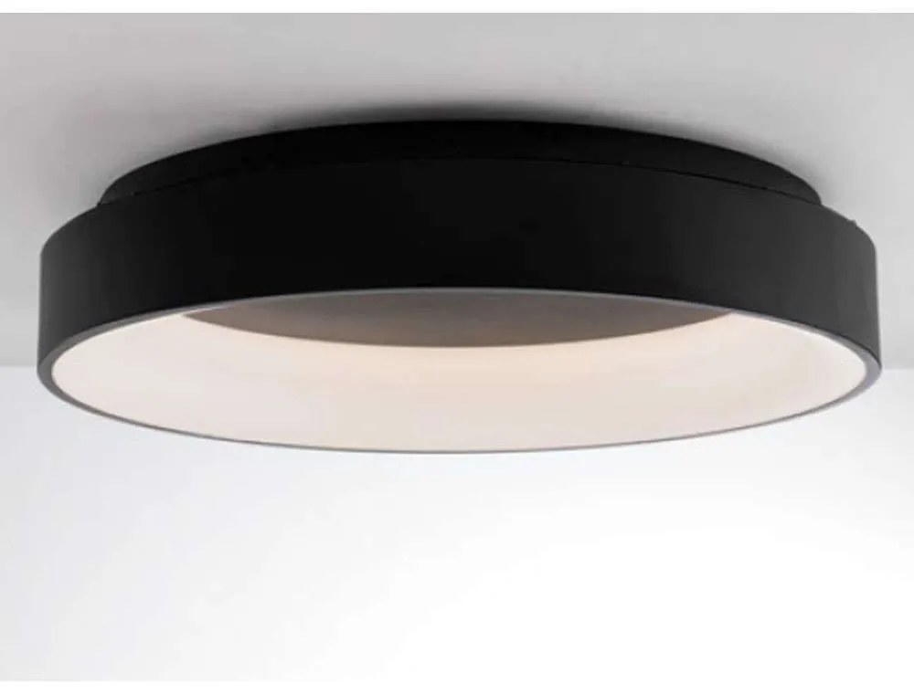 Φωτιστικό Οροφής - Πλαφονιέρα Noah LED-NOAH-PL60-NER 60W Led Φ60cm 13cm Black Luce Ambiente Design Aluminium