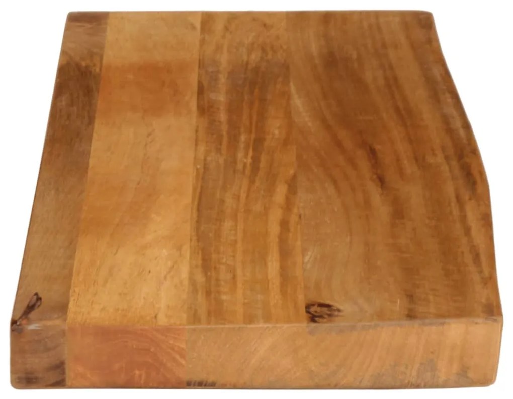 vidaXL Επιφάνεια Τραπεζιού 80x20x3,8 εκ. Live Edge Μασίφ Ξύλο Μάνγκο