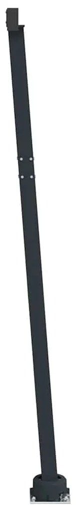 vidaXL Στύλοι Τέντας Σετ Ανθρακί 450x245 εκ. από Σίδερο