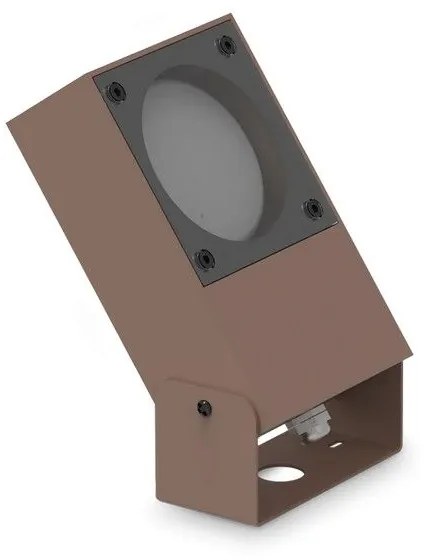 Φωτιστικό Δαπέδου Sirio GX53 9W 10x5x19cm Coffee Ideal Lux