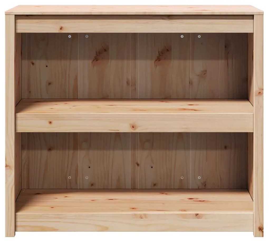 vidaXL Ντουλάπα Κουζίνας Καφέ 106 x 55 x 92 cm Μασίφ ξύλο πεύκου