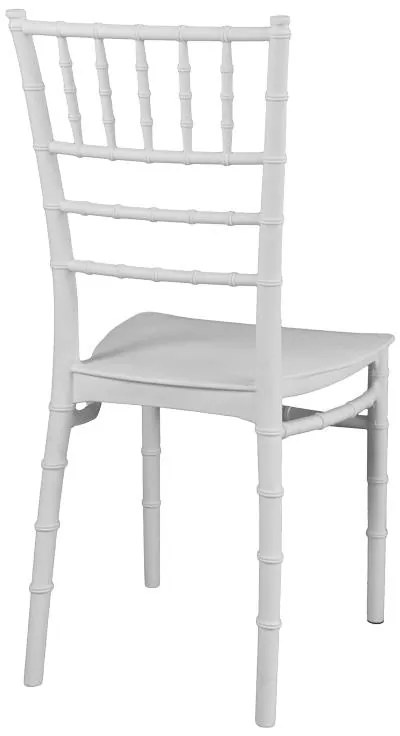 Καρέκλα Tiffany pp σε λευκή απόχρωση 42x40x89εκ 40x40x89 εκ.
