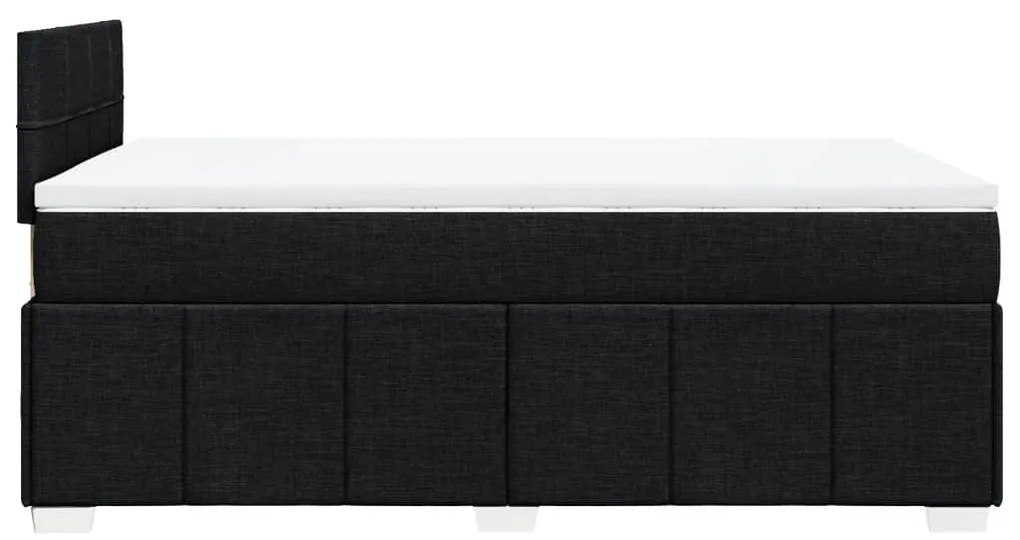 ΚΡΕΒΑΤΙ BOXSPRING ΜΕ ΣΤΡΩΜΑ ΜΑΥΡΟ 120X200 ΕΚ. ΥΦΑΣΜΑΤΙΝΟ 3287037