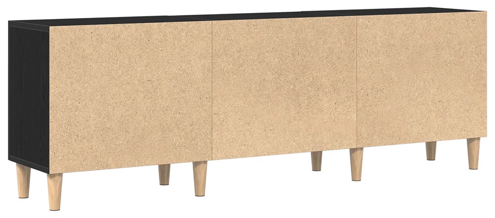 vidaXL Βάση τηλεόρασης - Μαύρη Δρυς, 150x30x50 εκ, Κατασκευασμένο από Επεξεργασμένο Ξύλο