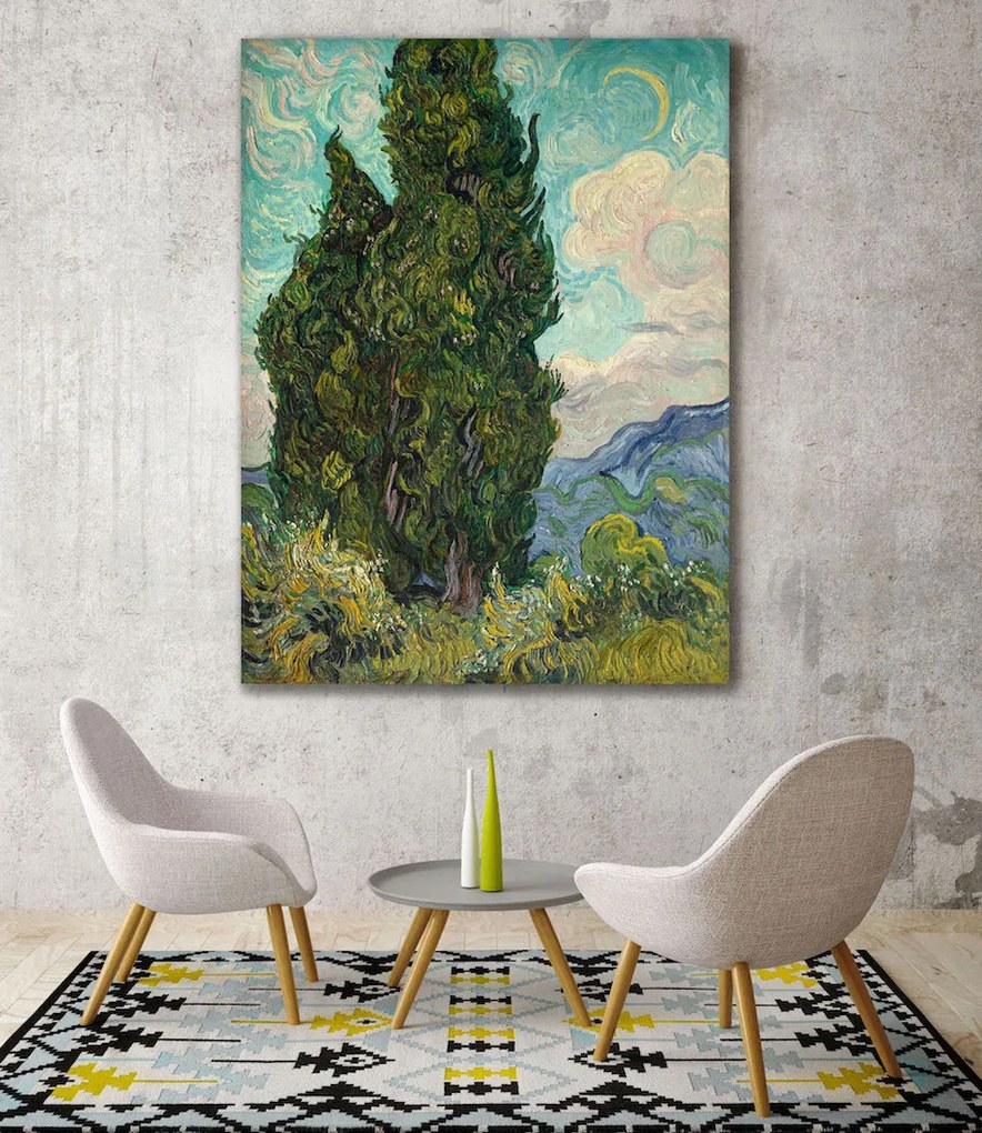 Πίνακας σε καμβά με δέντρο KNV880 65cm x 95cm