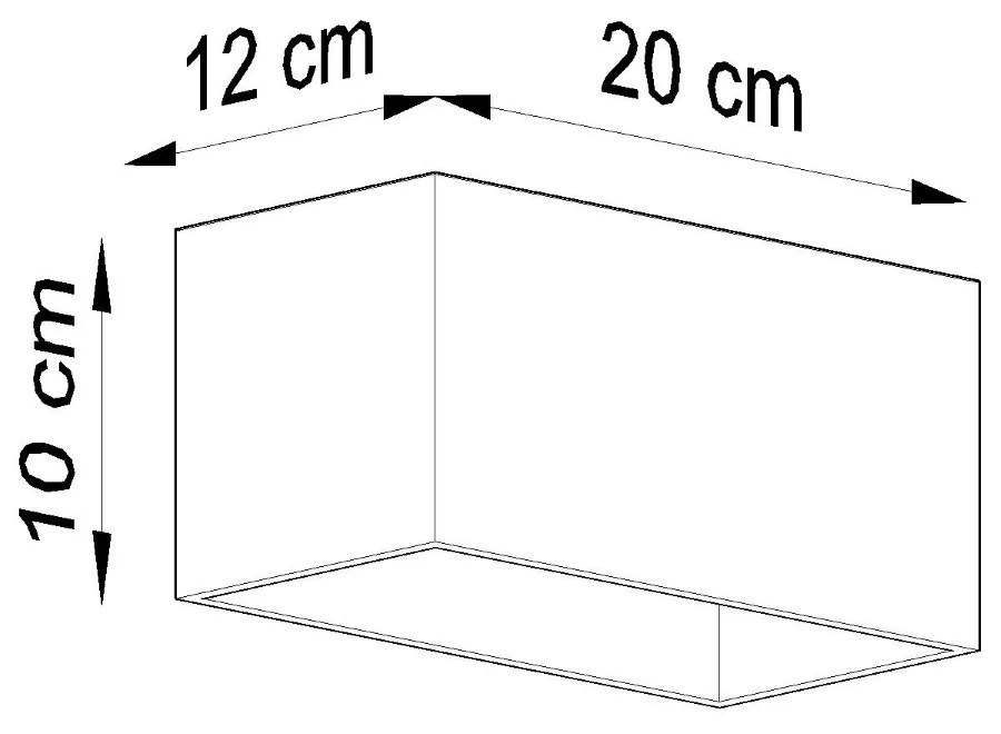 Sollux Φωτιστικό τοίχου Quad 2,αλουμίνιο,2xG9/40w