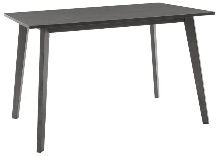 Tραπεζαρία Benson - Toto pakoworld σετ 5τμχ rustic grey - ύφασμα γκρι 120x75x75εκ