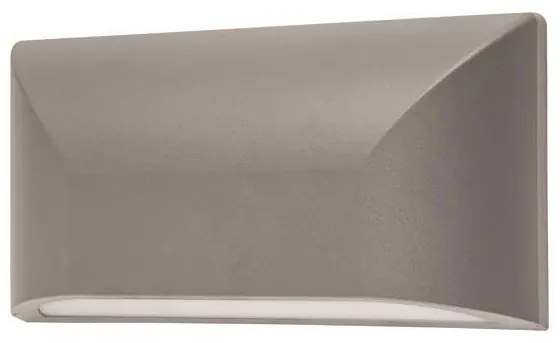 Απλίκα LED Εξωτερικού Χώρου Eurolamp 145-52052 Grey
