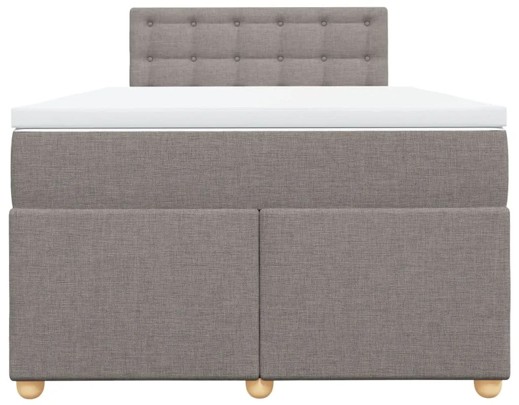 ΚΡΕΒΑΤΙ BOXSPRING ΜΕ ΣΤΡΩΜΑ TAUPE 120X190 ΕΚ. ΥΦΑΣΜΑΤΙΝΟ 3286637